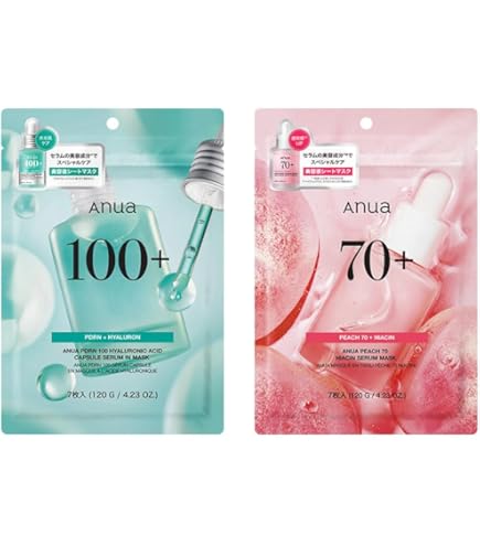 Amazon.co.jp: ANUA(アヌア)PDRNヒアルロン酸カプセル100セラムマスク